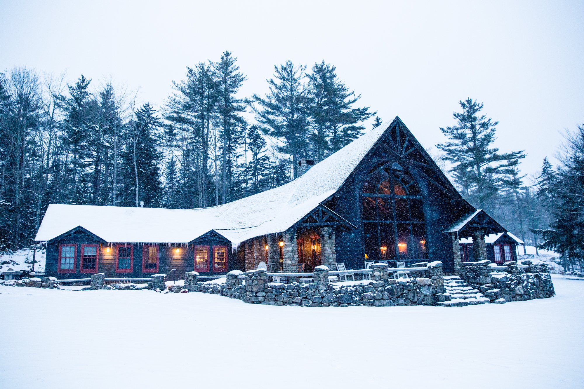 The Lodge under snow