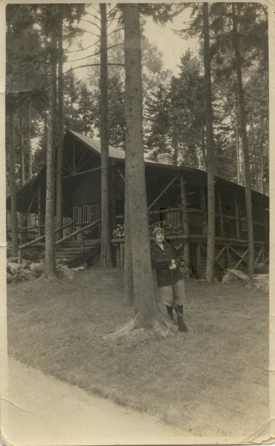 The first cabin among the pines, about 1918