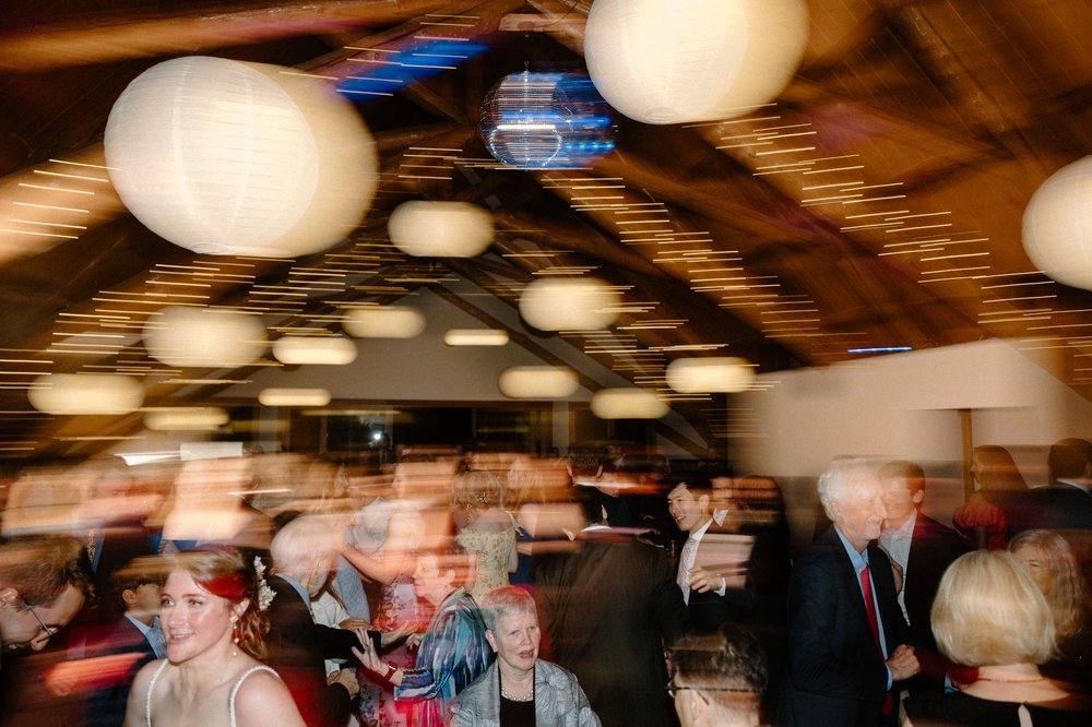 The dance floor late in the night